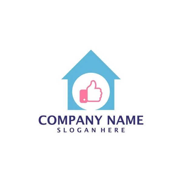 House Logo Design Vector Home Logo Design Template Concept — Stock Vector