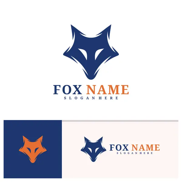 Fox Logo Vector Template Creative Fox Head Logo Design Concepts Vecteur En Vente