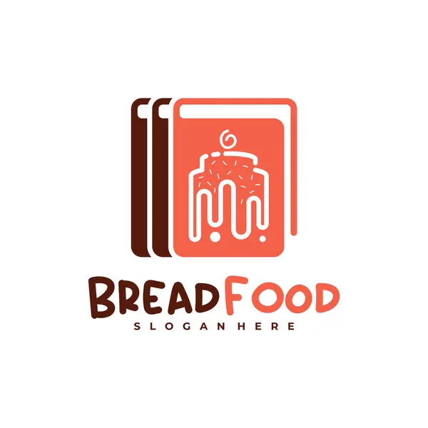 Stock vector Bread Book logo vector template, Creative Bread logo design concepts