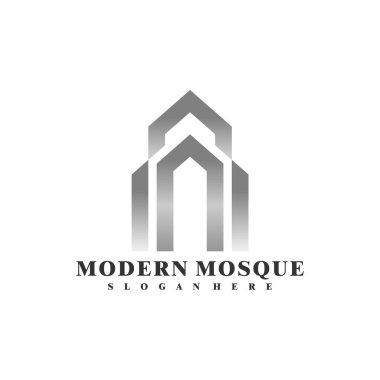 Cami logosu vektör illüstrasyonu. Modern Cami logosu tasarım şablonu