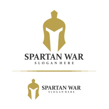 Sparta logo tasarım konsept vektörü. Sparta Logo Tasarım Şablonu. Yaratıcı Sembol. Simge