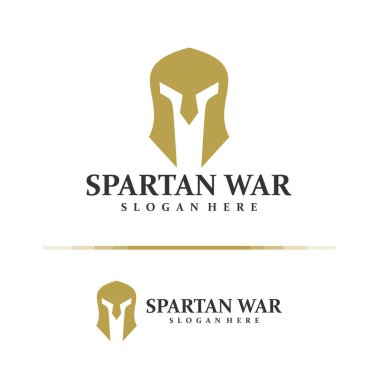 Sparta logo tasarım konsept vektörü. Sparta Logo Tasarım Şablonu. Yaratıcı Sembol. Simge
