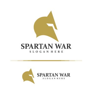 Sparta logo tasarım konsept vektörü. Sparta Logo Tasarım Şablonu. Yaratıcı Sembol. Simge