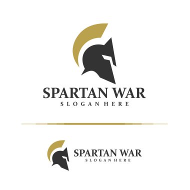 Sparta logo tasarım konsept vektörü. Sparta Logo Tasarım Şablonu. Yaratıcı Sembol. Simge
