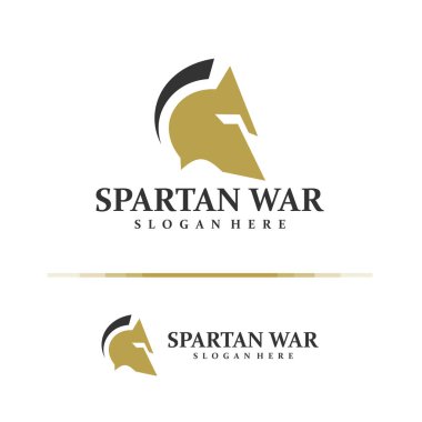 Sparta logo tasarım konsept vektörü. Sparta Logo Tasarım Şablonu. Yaratıcı Sembol. Simge