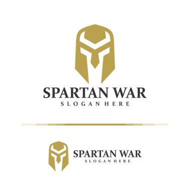 Sparta logo tasarım konsept vektörü. Sparta Logo Tasarım Şablonu. Yaratıcı Sembol. Simge