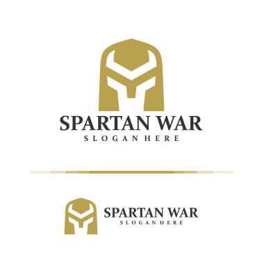 Sparta logo tasarım konsept vektörü. Sparta Logo Tasarım Şablonu. Yaratıcı Sembol. Simge