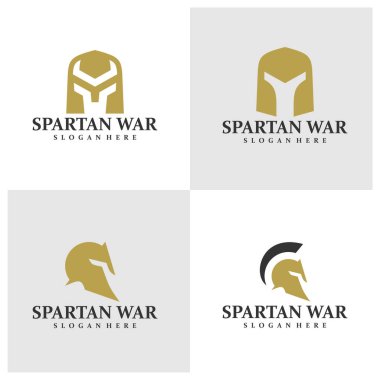 Sparta logo tasarım konsept vektörü. Sparta Logo Tasarım Şablonu. Yaratıcı Sembol. Simge