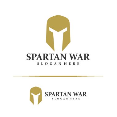 Sparta logo tasarım konsept vektörü. Sparta Logo Tasarım Şablonu. Yaratıcı Sembol. Simge