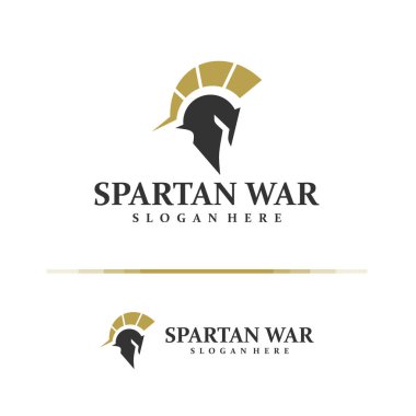 Sparta logo tasarım konsept vektörü. Sparta Logo Tasarım Şablonu. Yaratıcı Sembol. Simge