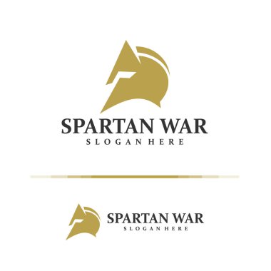 Sparta logo tasarım konsept vektörü. Sparta Logo Tasarım Şablonu. Yaratıcı Sembol. Simge
