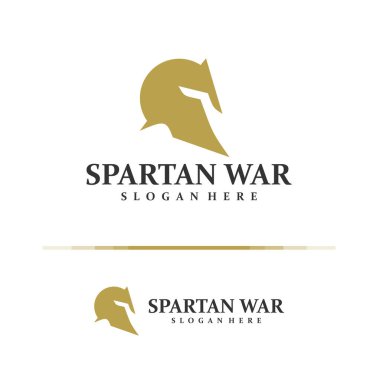 Sparta logo tasarım konsept vektörü. Sparta Logo Tasarım Şablonu. Yaratıcı Sembol. Simge