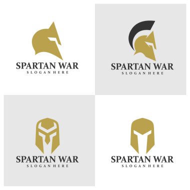 Sparta logo tasarım konsept vektörü. Sparta Logo Tasarım Şablonu. Yaratıcı Sembol. Simge