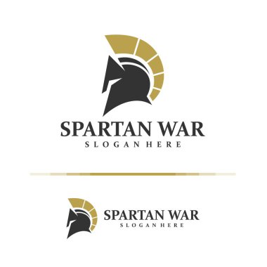 Sparta logo tasarım konsept vektörü. Sparta Logo Tasarım Şablonu. Yaratıcı Sembol. Simge