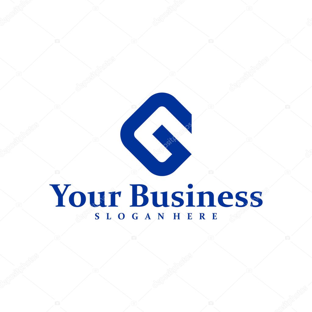 Initial G N logo design concept vector. GN Logo Design Template. Creative Symbol. Icon