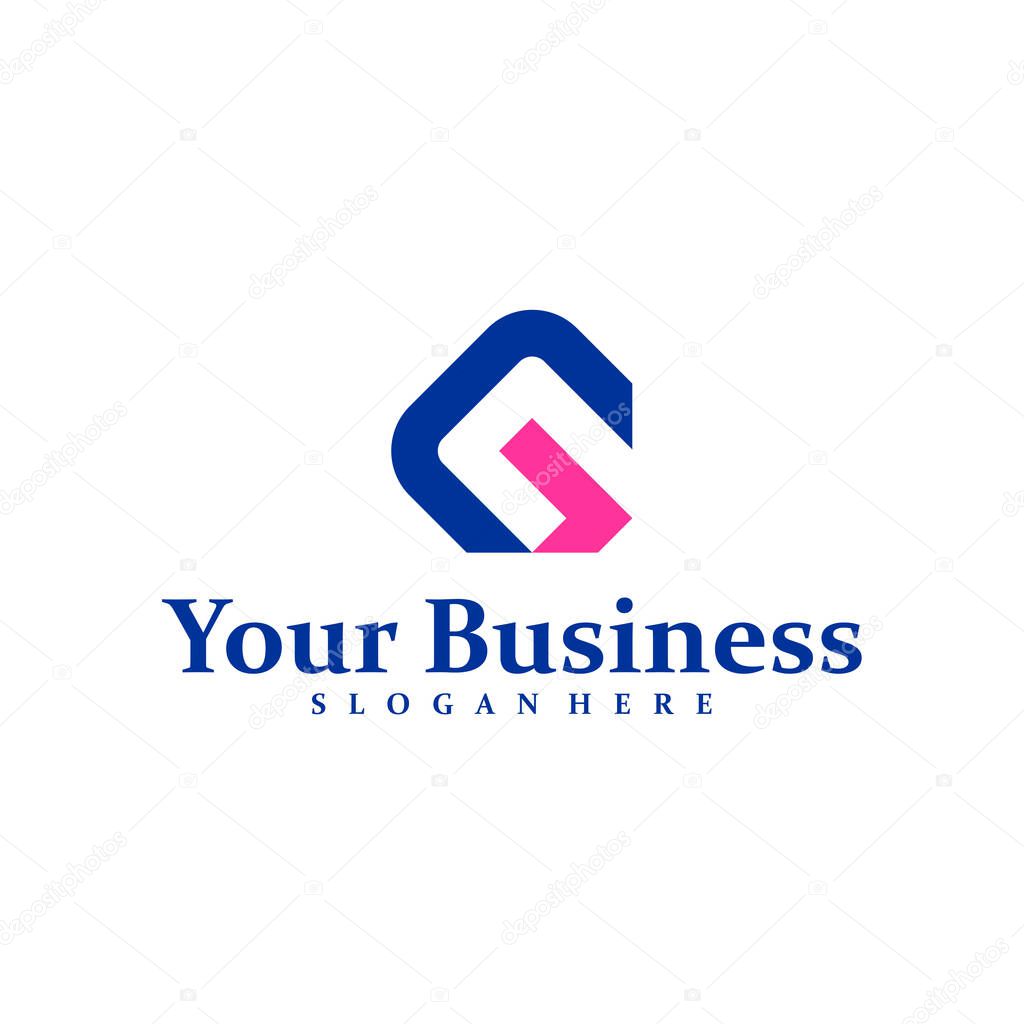 Initial G N logo design concept vector. GN Logo Design Template. Creative Symbol. Icon