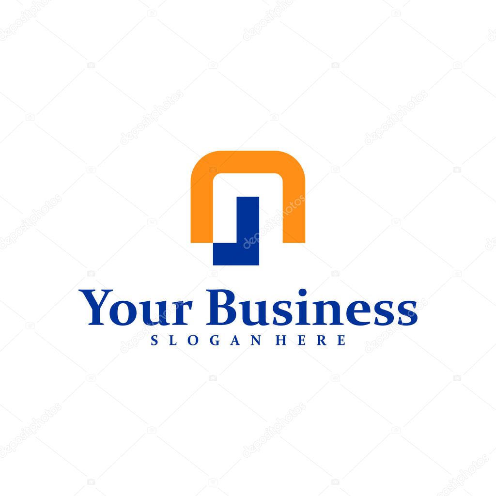 Initial G N logo design concept vector. GN Logo Design Template. Creative Symbol. Icon
