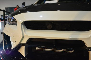 Pasay, PH-13 - Manila Oto Salonu 'nda 13 Kasım 2021 tarihinde, Filipinler' in Pasay şehrinde 2019 Subaru. Manila Auto Salon, Filipinler 'de her yıl düzenlenen bir pazar sonrası araba fuarıdır..