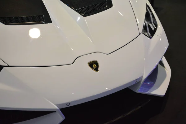 Pasay Nov 2017 Lamborghini Huracan Στο Σαλόνι Αυτοκινήτου Της Μανίλα — Φωτογραφία Αρχείου