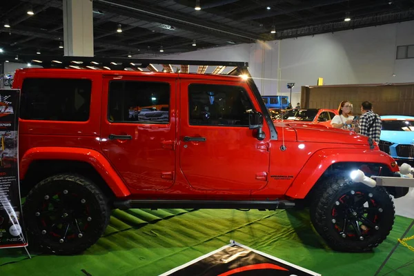 Pasay Nov Jeep Wrangler Unlimited Auf Dem Manila Auto Salon — Stockfoto