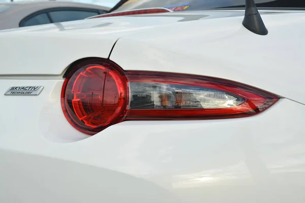 Quezon City Nov Mazda Miata Mx5 Bromsljus Element Tricks Bilutställning — Stockfoto
