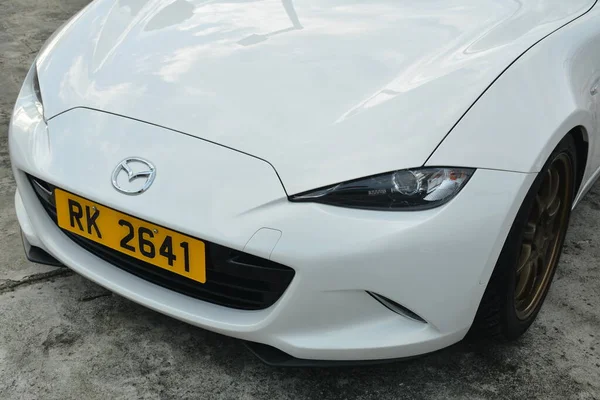 Quezon City Nov Mazda Miata Mx5 Element Tricks Autókiállításon 2021 — Stock Fotó