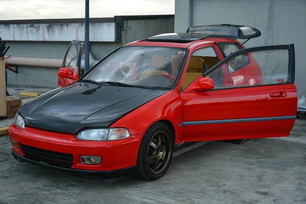 Ezon City Nov 2021年11月27日在菲律宾奎松市举行的Honda Civil Element Tricks车展 元素诈骗是在菲律宾举办的一场全国汽车展销会 — 图库照片