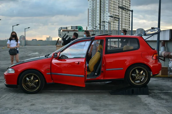 Quezon City Nov Honda Civic Element Tricks Bilutställning Den November — Stockfoto