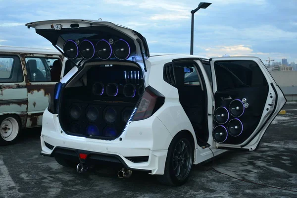 Quezon City Nov Honda Jazz Element Tricks Car Show November — Stock Photo, Image