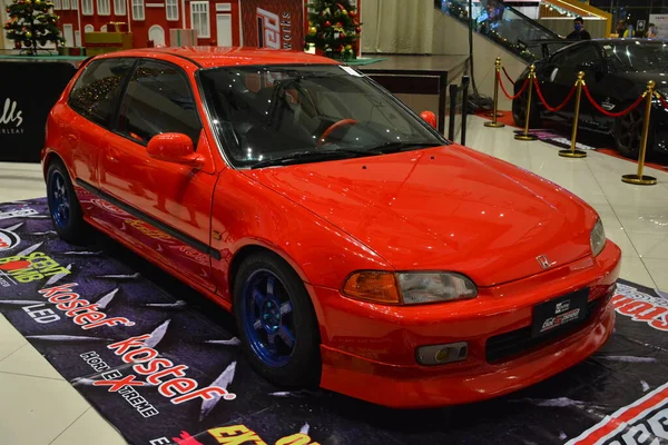 Quezon City Nov Honda Civic Auf Der Element Tricks Autoshow — Stockfoto