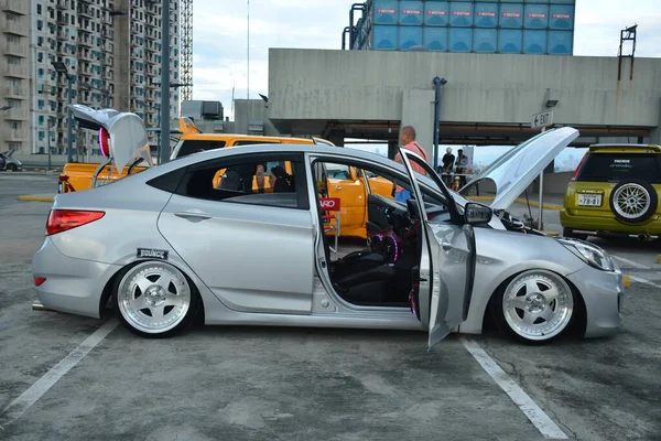 Quezon City Nov Hyundai Elantra Auf Der Element Tricks Autoshow — Stockfoto