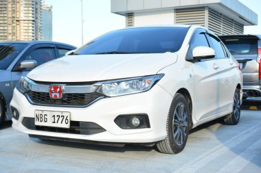 SAN JUAN, PH - APR 23 - Zoom 'daki Honda City 23 Nisan 2022' de San Juan, Filipinler 'de buluşuyor. Zoom Meet, Filipinler 'de düzenlenen yıllık bir otomobil fuarıdır..
