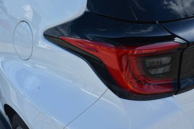 SAN JUAN, PH - 8 Mayıs - Toyota Gazoo yarış arka lambası 8 Mayıs 2022 tarihinde San Juan, Filipinler 'de buluşuyor. Doğu Yakası Kolektifi, Filipinler 'de her ay düzenlenen bir otomobil fuarıdır..