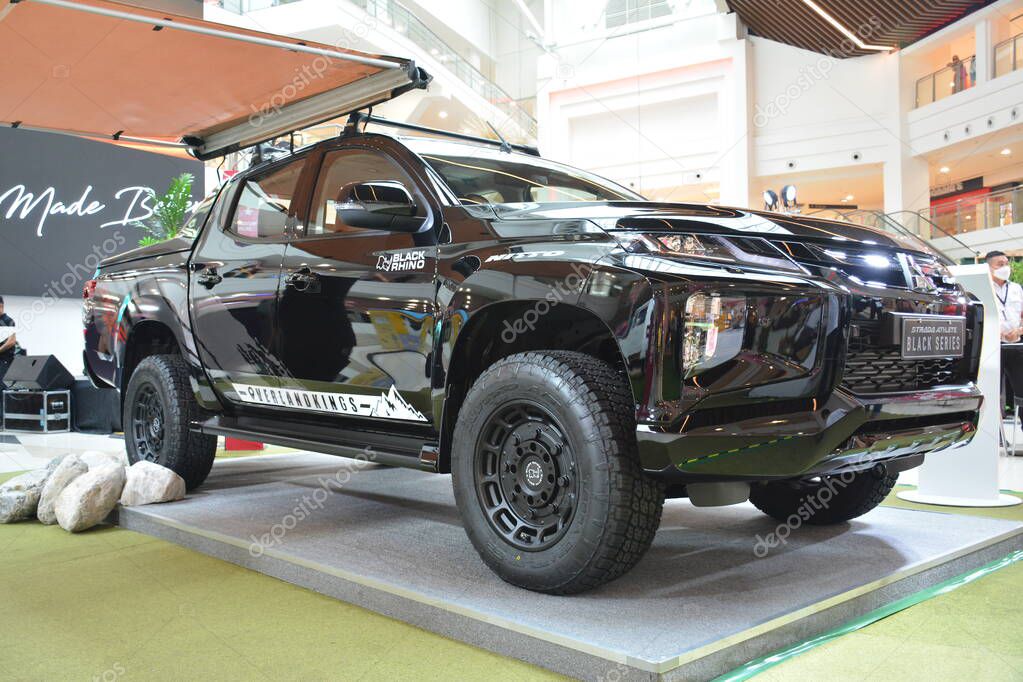 MAKATI, PH - JUNE 18 - Mitsubishi strada athlete black series pick up ...