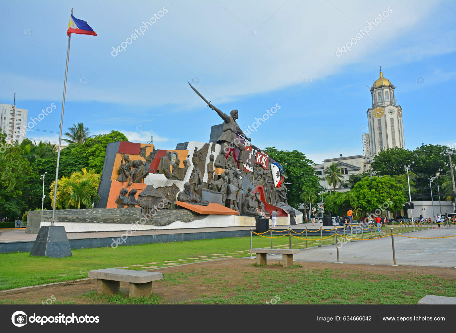 Manila June Andres Bonifacio Shrine June 2022 Manila Philippines ...