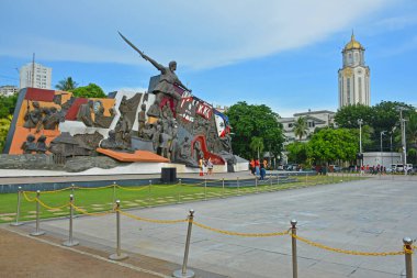 MANILA, PH - JUNE 16 - Andres Bonifacio shrine on June 16, 2022 in Manila, Philippines. Bonifacio shrine is a public park and plaza in Ermita, Manila, Philippines.