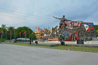 MANILA, PH - JUNE 16 - Andres Bonifacio shrine on June 16, 2022 in Manila, Philippines. Bonifacio shrine is a public park and plaza in Ermita, Manila, Philippines.