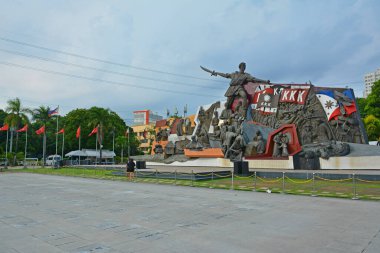 MANILA, PH - JUNE 16 - Andres Bonifacio shrine on June 16, 2022 in Manila, Philippines. Bonifacio shrine is a public park and plaza in Ermita, Manila, Philippines.