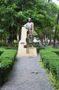 MANILA, PH - JUNE 16 - Emilio Jacinto statue on June 16, 2022 in Manila, Philippines. Emilio Jacinto was a Filipino general during the Philippine Revolution.