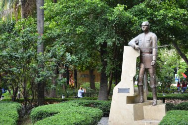 MANILA, PH - JUNE 16 - Emilio Jacinto statue on June 16, 2022 in Manila, Philippines. Emilio Jacinto was a Filipino general during the Philippine Revolution.