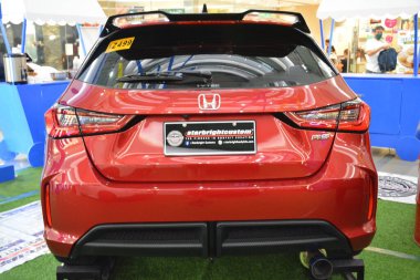 MANILA, PH - JUNE 16 - Hondy city rs hatchback at Bumper to Bumper car show on June 16, 2022 in Manila, Philippines. Bumper to Bumper is a car show held nationwide in Philippines.