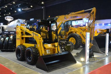 PASAY, PH - NOV 5 - Xgma skid loader at Philconstruct on November 5, 2022 in Pasay, Philippines. Philconstruct is a annual construction show in Philippines.