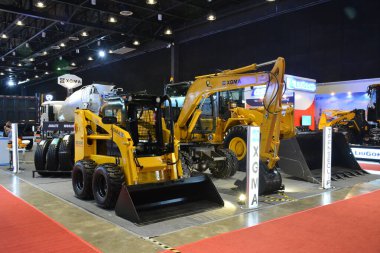 PASAY, PH - NOV 5 - Xgma skid loader at Philconstruct on November 5, 2022 in Pasay, Philippines. Philconstruct is a annual construction show in Philippines.