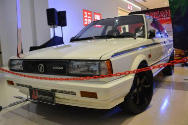 PARANAQUE, PH - DEC 17 - Nissan sentra at All out car show on December 17, 2022 in Paranaque, Philippines. All out is a annual car show event in Philippines.