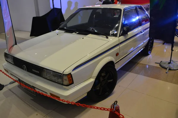 PARANAQUE, PH - DEC 17 - Nissan sentra at All out car show on December 17, 2022 in Paranaque, Philippines. All out is a annual car show event in Philippines.