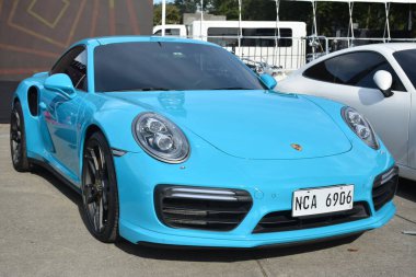 PASAY, PH - DEC 3 - Porsche 911 at bumper to bumper car show on December 3, 2022 in Pasay, Philippines. Bumper to bumper is a nationwide car show held in Philippines.