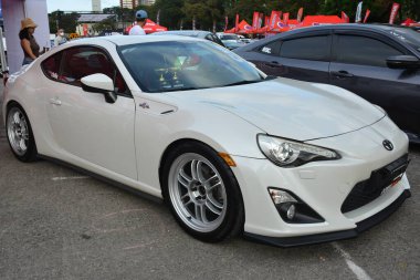 PASAY, PH - DEC 3 - Toyota 86 at bumper to bumper car show on December 3, 2022 in Pasay, Philippines. Bumper to bumper is a nationwide car show held in Philippines.