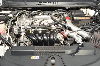 PASAY, PH - NOV 26 - Toyota corolla engin at Manila Auto Salon on November 26, 2022 in Pasay, Philippines. Manila Auto Salon is a car event in Philippines.