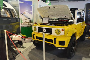 PASAY, PH - NOV 26 - Suzuki jimny at Manila Auto Salon on November 26, 2022 in Pasay, Philippines. Manila Auto Salon is a car event in Philippines.
