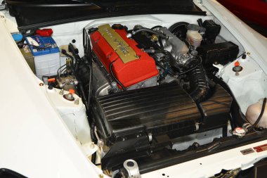 PASAY, PH - NOV 26 - Honda s2000 engine at Manila Auto Salon on November 26, 2022 in Pasay, Philippines. Manila Auto Salon is a car event in Philippines.